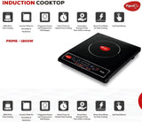 Pigeon 1800 W Induction Cooktop Push Button (Black, Prime)