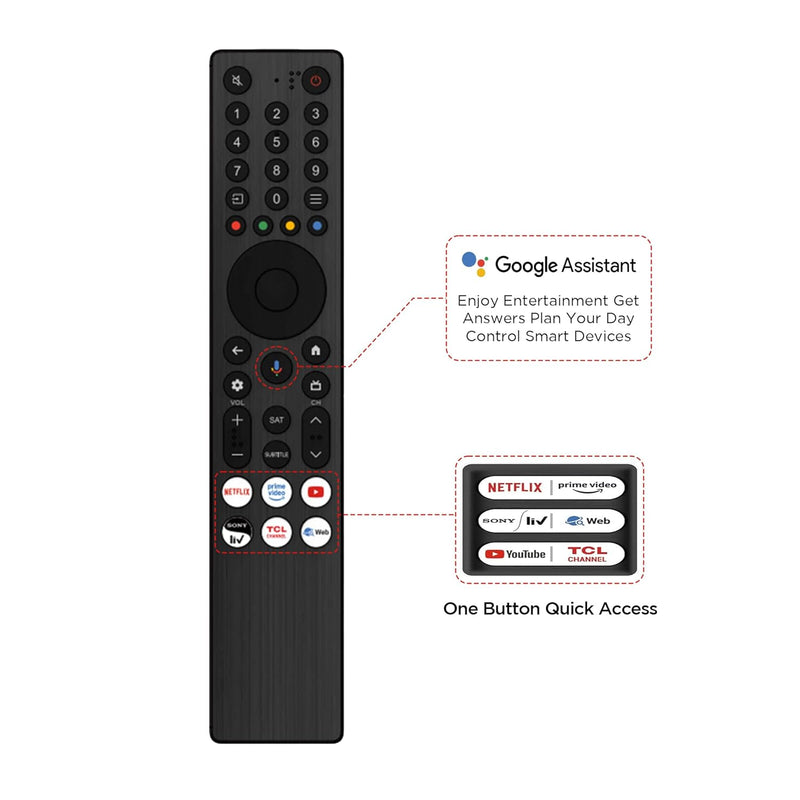 TCL 189 cm (75 inches) 4K UHD Smart QD-Mini LED Google TV 75C72K