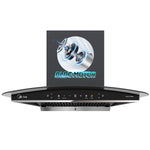 Midea 60 cm 1600 m3/hr BLDC, Filter-less, Wi-Fi enabled, intelli- Autoclean, 9 speed kitchen Chimney, Free Installation Kit (Megan Auto Clean), Black