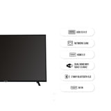 Salora 109 cm (43 inches) FHD Smart LED Google TV SLV-4431 GTV (Black) Brand New Seal Packed