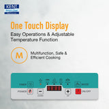 KENT Emerald 1500 W Induction Cooktop Touch Panel (Black, 116129)