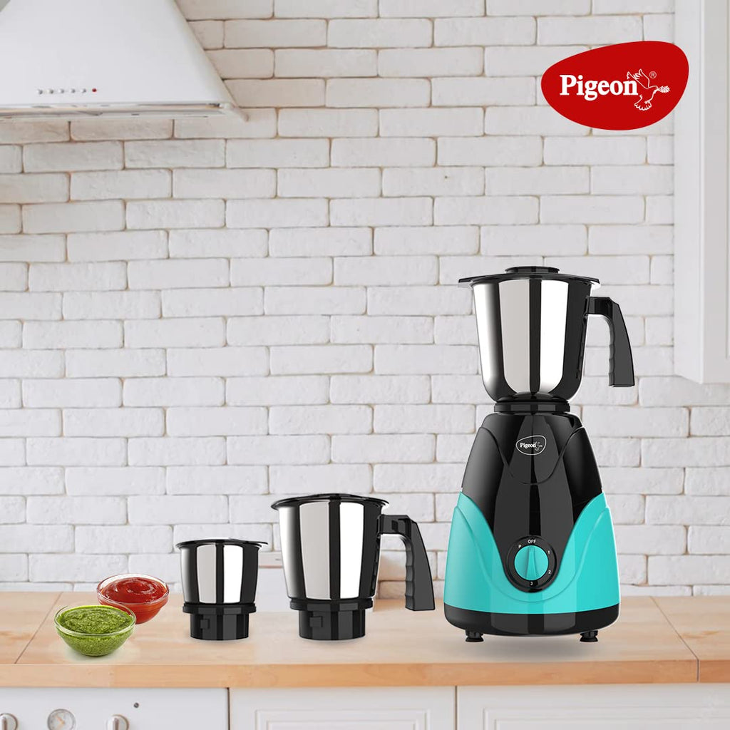 Buy PIGEON MIXER GRINDER ZEST 750W 3J BLUE Online Neverowned India