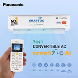 Panasonic 1.5 Ton 5 Star Premium Wi-Fi Inverter Smart Split AC ( CS/CU-NU18AKY5WX, White)