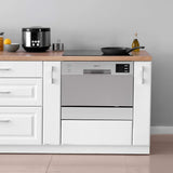 AmazonBasics 8 Place Setting Dishwasher (2021, Silver) ABDW2021002