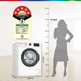 Bosch 8KG 5 Star Fully-Automatic Front Loading Washing Machine (WAJ28260IN,White,AI Active Water Plus,In-Built Heater)
