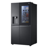 LG 630 L Frost-Free Inverter Wi-Fi InstaView Door-In-Door Side-By-Side Refrigerator with Ice and Water Dispenser ( GL-X257AMC3, Matte Black, Door Cooling+ with Hygiene Fresh+)