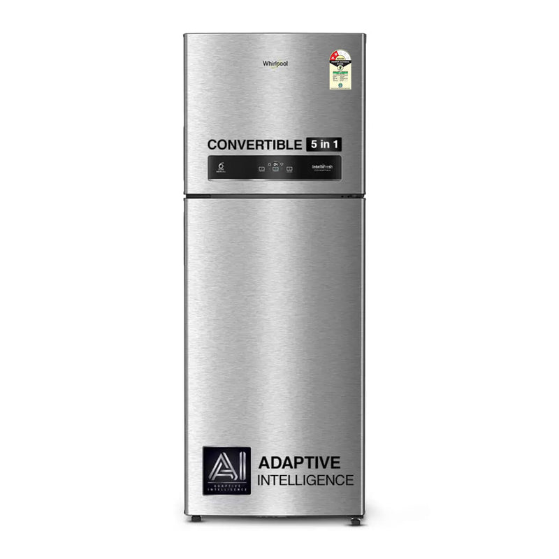 Whirlpool 467L 2star IntelliFresh Convertible Inverter Frost Free Double Door Refrigerator (IF INV CNV 515 ALPHA STEEL-Z, 2s)