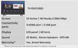 Mi 80 cm (32 inches) HD Ready Android Smart LED TV 4A PRO | L32M5-AL (Black)