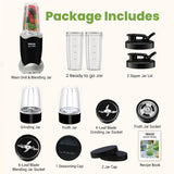 INALSA Blender Mixer Grinder|5 Jar & 600W Copper Motor| Blenders for Smoothies and Juices| Smoothie MakerBlender NutriBlender 3 Blades Including Froth Blade 2Yr Warranty,Jazz 600