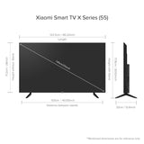 Xiaomi 138 cm (55 inches) X 4K Dolby Vision Series Smart Google TV L55M8-A2IN (Black)