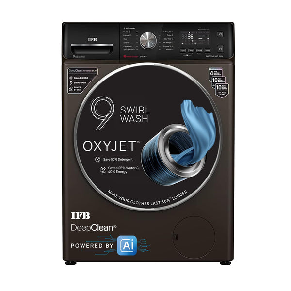 IFB 9 Kg 5 Star AI Eco Inverter Fully Automatic Front Load Washing Machines with Wifi (EXECUTIVE MXC 9014 SSL)