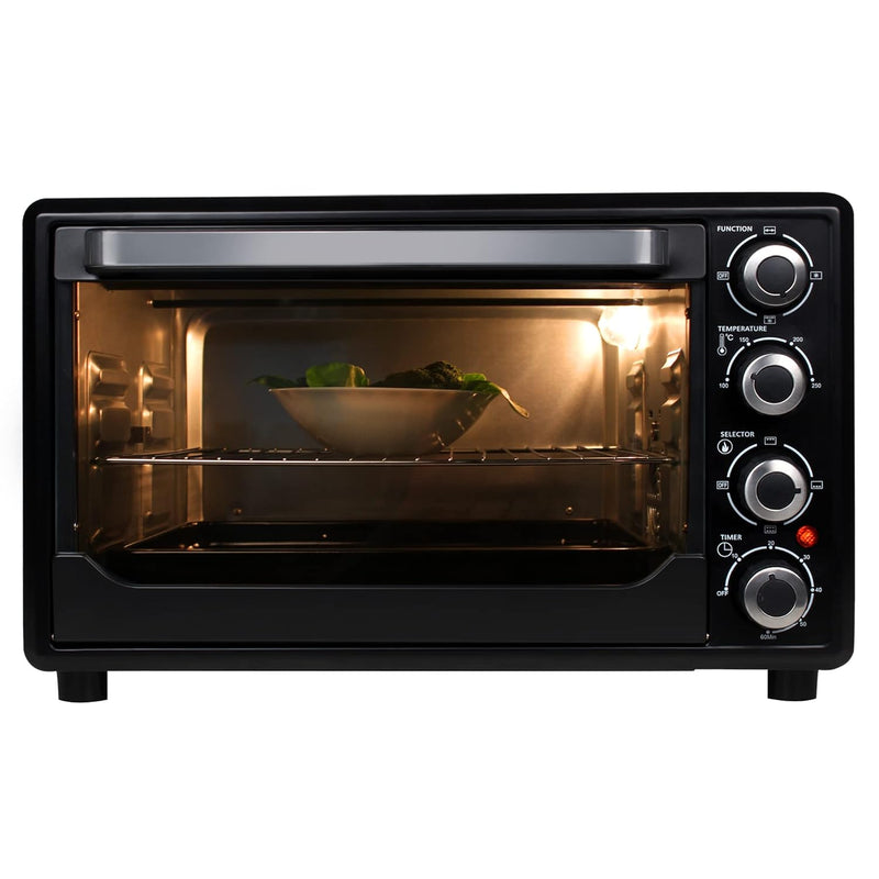 Faber 34L 1600W OTG | Bake, Toast, Roast, Grill | 4 Heating Functions, Upper & Lower Heating, Rottisserie, 360
