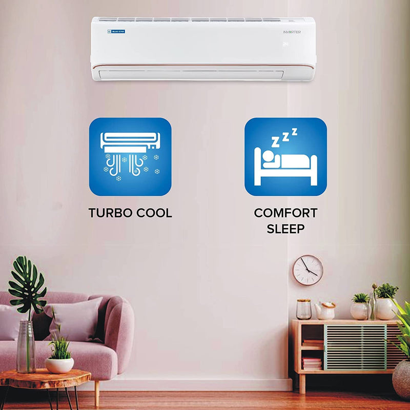 Buy BLUESTAR 1 Ton 3 Star 5 in 1 convertible Inverter Split AC