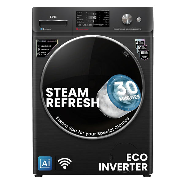 IFB 11 Kg 5 Star, DeepClean®, AI Powered, WiFi, Fully Automatic Front Load Washing Machine (EXECUTIVE PLUS BXN 1114KH,)