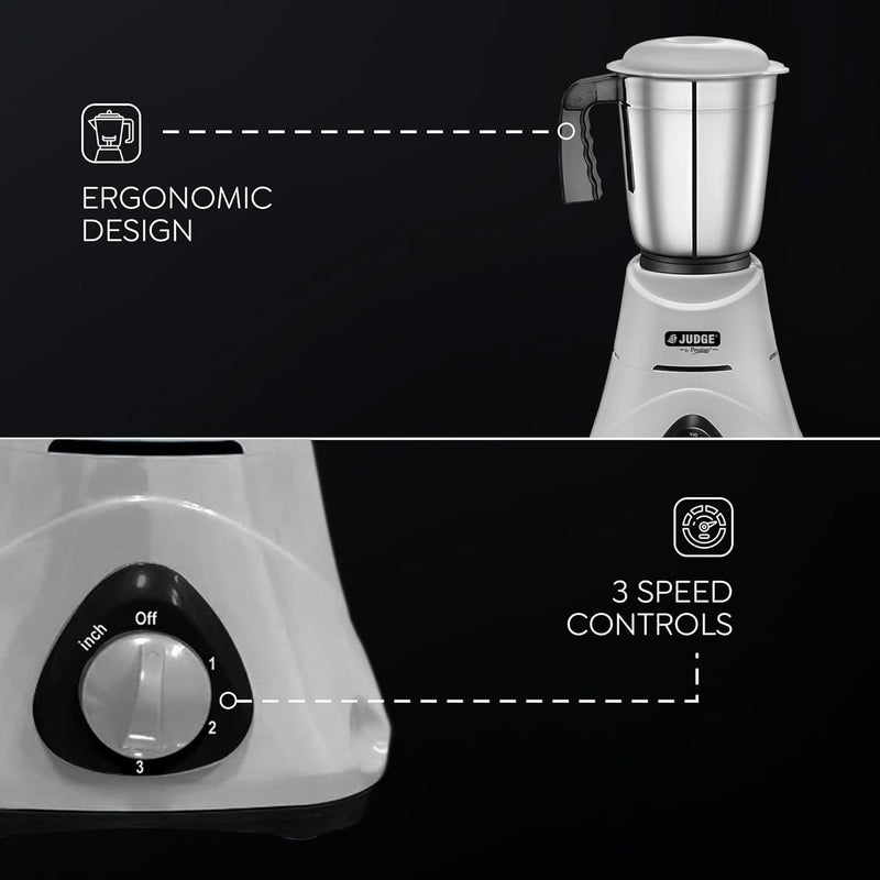 Judge by Prestige - 500 W Mixer Grinder