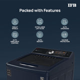 IFB 10 kg 5 Star with DeepClean Technology, PowerSteam, AI Powered,Aqua Energie Fully Automatic Top Load Washing Machine with In-built Heater Grey, Black (TL-S4RBS 10.0 KG AQUA)