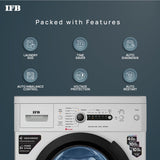 IFB 6 Kg 5 Star with 2X Power Steam, AI Powered, Fully Automatic Front Load Washing Machine (DIVA AQUA GBS 6010, In-built Heater, Grey)