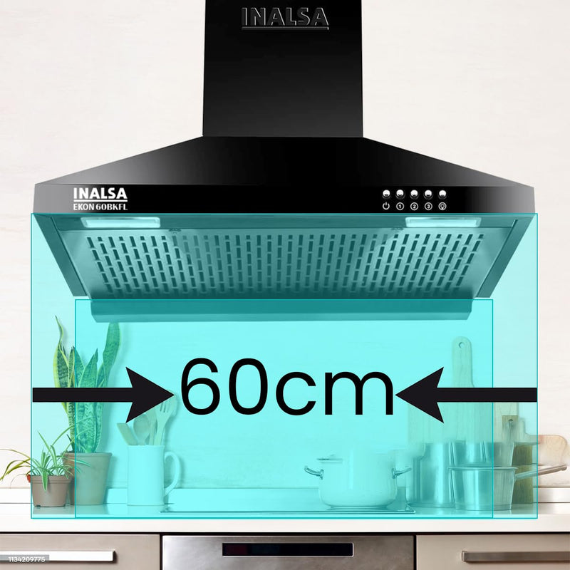 Inalsa Cooker Hood Ekon 60BK