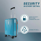 Aristocrat Airpro 8-Wheel Cabin Size Hard Case Trolley Bag
