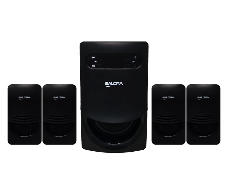 SALORA SHA-7411UFB 4.1 MULTIMEDIA SPEAKER SYSTEM BLACK | Brand New Seal Packed