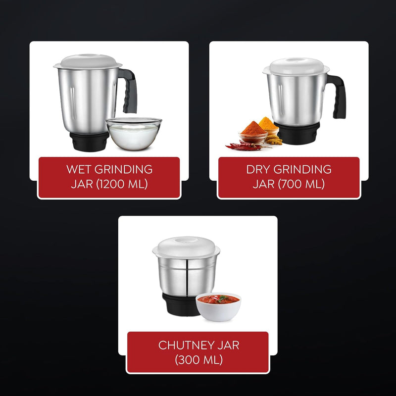 Judge by Prestige - 500 W Mixer Grinder