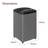 Godrej Smart Choice 7 Kg 5 Star, AI Tech, Fabrisafe Steel Drum, Magic Lint Filter, Fills Tub At ~0 Water Pressure, Fully-Automatic Top Load Washing Machine (WTEON ALP 70 5.0 FDUN GPGR, Graphite Grey)