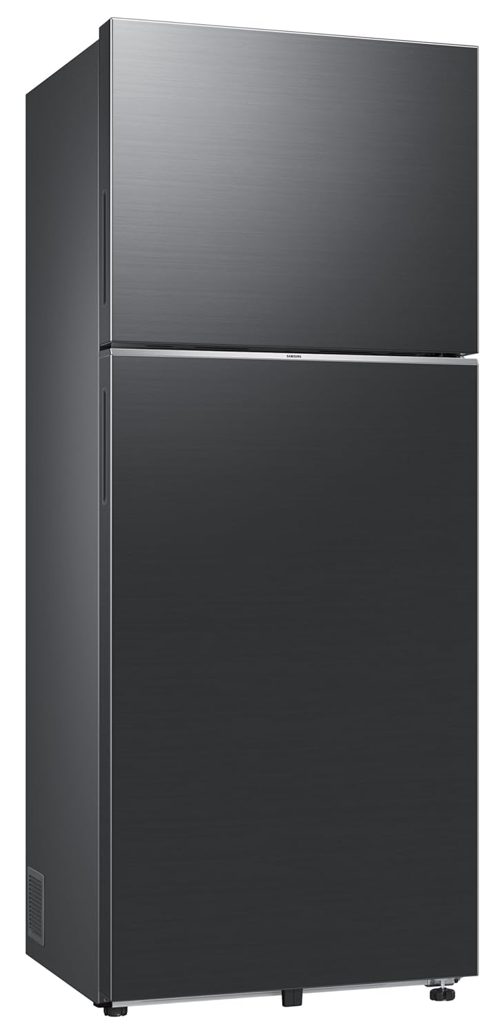 Samsung 419 L, 3 Star, Frost Free Double Door Refrigerator (RT45DG6A4DB1HL, Black Matte)