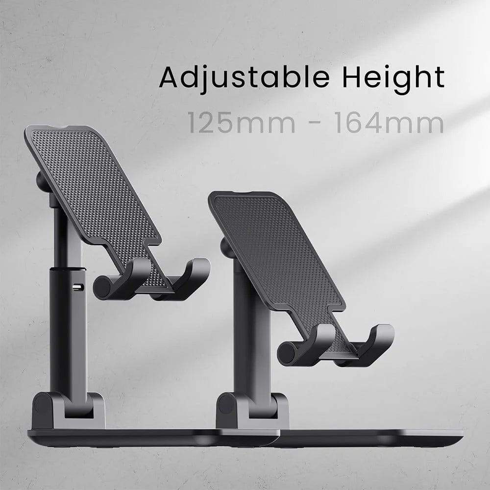 Neopack Unimount Stand, Height Adjustable, 360 Degree Rotating for 4.7" - 12.9" Screen iPhone, Samsung, iPad, Nintendo Switch, Kindle, eBook Reader (Black)