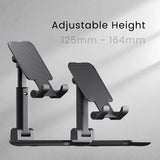 Neopack Unimount Stand, Height Adjustable, 360 Degree Rotating for 4.7" - 12.9" Screen iPhone, Samsung, iPad, Nintendo Switch, Kindle, eBook Reader (Black)