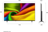LG 164 cm (65 inch) Ultra HD (4K) NanoCell Smart WebOS TV 2026 Edition with NANO 4K AI UHD TV 65NU885BPLA with α7 AI Processor 4K Gen9, with HDR10 Pro 2026 (65NU885BPLA)