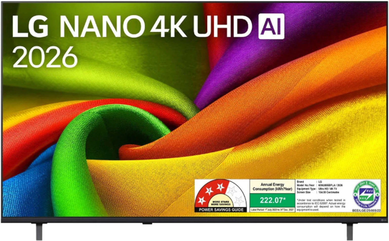 LG 164 cm (65 inch) Ultra HD (4K) NanoCell Smart WebOS TV 2026 Edition with NANO 4K AI UHD TV 65NU885BPLA with α7 AI Processor 4K Gen9, with HDR10 Pro 2026 (65NU885BPLA)