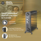 Morphy Richards 13F Heat Wave Oil-Filled Room Heater (2900W) | 2200W + 400W PTC Fan | 13 Fin | PTC Ceramic Fan | Overheat Protection | 2 years warranty