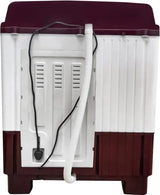 Voltas Beko by A Tata Product 7.2 kg Semi Automatic Top Load Washing Machine Maroon, White
