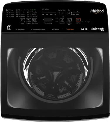 Whirlpool 7.5 kg 5 Star Fully Automatic Top Load Washing Machine with In-built Heater Grey (SW PRO H 7.5 Shiny Grey (EC)10YMW)