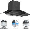 Midea 90V11 Auto Clean Wall Mounted Black 1250 CMH Chimney
