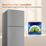 Haier 240 L 2 Star Frost Free Twin Inverter Double Door Refrigerator with Cool Pad for Extended Freezer Cooling & Spacious Fresh Zone (HEF-252EGSA-P, Moon Silver, 2026 Model)
