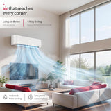 Hitachi 1.5 Ton 5 Star, New Star rated, Inverter Split AC (Copper, Smart View Display, 4 Way Swing, ice Clean, Anti-bacterial Filter,RAS.V518PCDIBT, White)