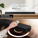 Samsung 656 W 11.1.4 ch (HW-Q990D/XL) Wireless Dolby Atmos Soundbar with Subwoofer, Center/Up/Side Firing Speakers, Surround Sound, Built-in Alexa, AirPlay2, Wi-Fi, Bluetooth, HDMI (Graphite Black)