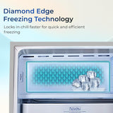 Haier 165 L 1 Star Direct Cool Single Door Refrigerator with Diamond Edge Freezing Technology, Easy Clean Back, Large Vegetable Box (HED-171MSA-P, Moon Silver, 2026 Model)