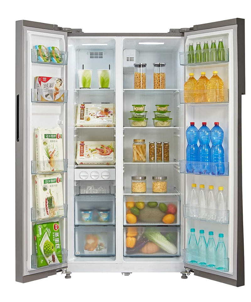 MRF5920WDSSF,Midea,Side By Side ,584 L ,Inverter, Water Dispenser, Silver (SS Finish) (open Box Like New)