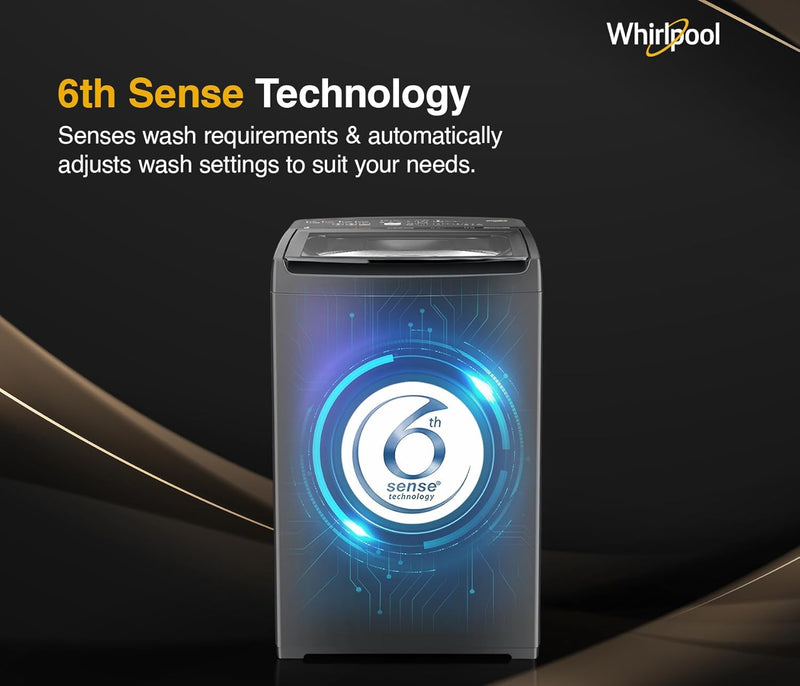 Whirlpool 8 Kg 5 MAGIC CLEAN PRO SW H Fully Automatic Top Load Washing Machine (MAGIC CLEAN PRO SW H KG GREY 10YMW with In-Built Heater)