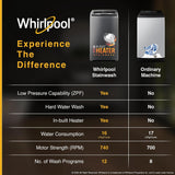 Whirlpool 7.0 Kg 5 Star StainWash Magic Clean Pro Fully Automatic Top Load Washing Machine (MAGIC CLEAN PRO SW 7.0 (H) GREY 10YMW with In-Built Heater)
