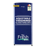 Voltas Beko, A Tata Product 183 L, 2-Star Single Door Direct Cool Refrigerator with Fresh Box Technology (RDC215C / 2S0XER0M0000GO, Hairline Blue)