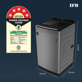 IFB 7.5 Kg 5 Star with DeepClean® Technology, AI Powered, Fully Automatic Top Load Washing Machine (TL751MS2S, PowerSteam®, Inbuilt Heater, Mystic Silver)