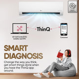 LG 2 Ton 3 Star DUAL Inverter Split AC (Copper, AI Convertible 6-in-1, Diet Mode+, Faster Cooling & Energy Saving, 4 Way Swing, HD Filter with Anti-Virus Protection, US-Q24ENXE, White)