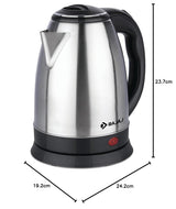 Bajaj KTX 1.8 Litre DLX Electric Kettle | 1350 Watts Kettle with Stainless Steel Body | Cordless Operation | Auto Shut-off Mechanism