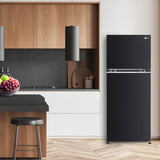 LG 246 L 3 Star Smart Inverter Frost-Free Double Door Refrigerator (, GL-S262SESX, Ebony Sheen, Convertible)