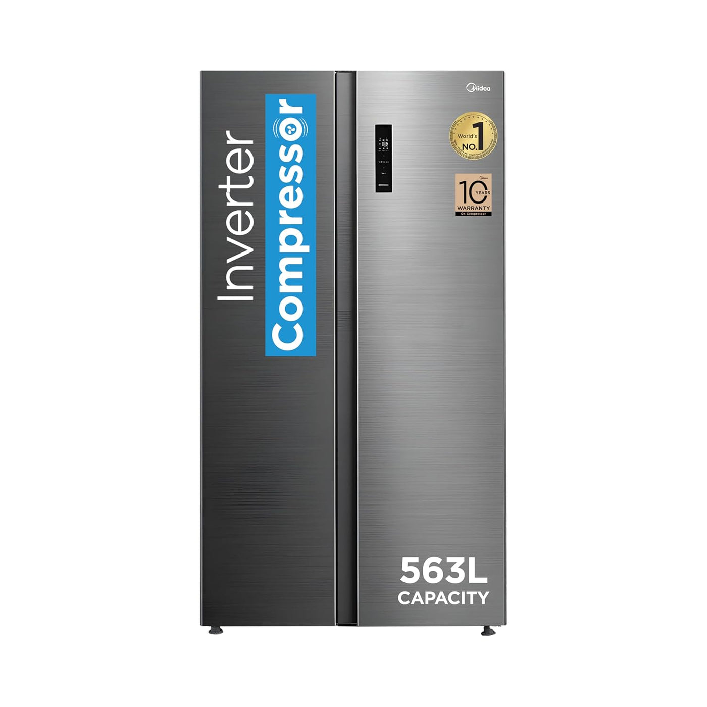 Midea 563L Side By Side Refrigerator | Stabilizer Free | Digital