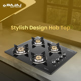 BAJAJ GP8 Neo Hobtop Glass Automatic Gas Stove