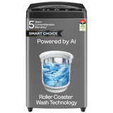 Godrej Smart Choice 7 Kg 5 Star, 5 Years Comprehensive Warranty, AI Tech, Fills Tub At ~0 Water Pressure, Fully-Automatic Top Load Washing Machine (WTEON ALP 70 5.0 FDUN GPGR, Graphite Grey)